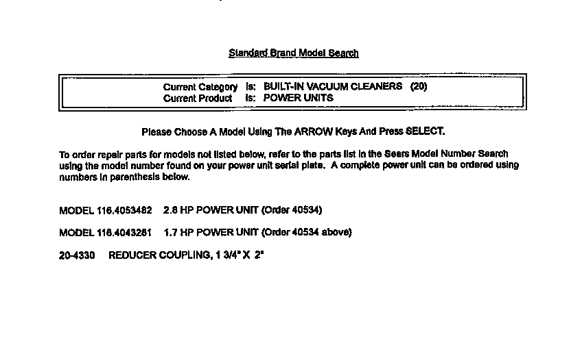 POWER UNITS