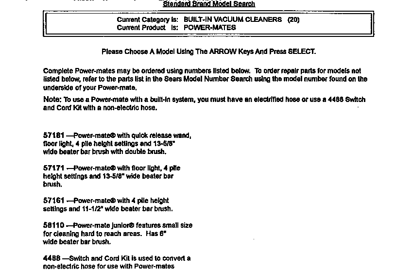 POWER MATE NOTES