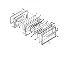 Frigidaire FEF350CESA door diagram