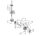 Kenmore 11092590100 motor and pump diagram