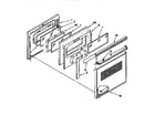 Kenmore 66545759691 oven door diagram