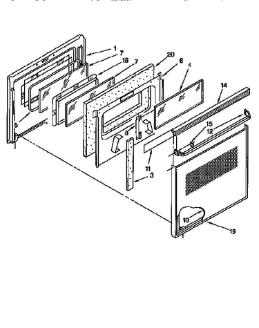 Oven door