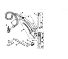 Kenmore 1163277569C hose and attachment diagram