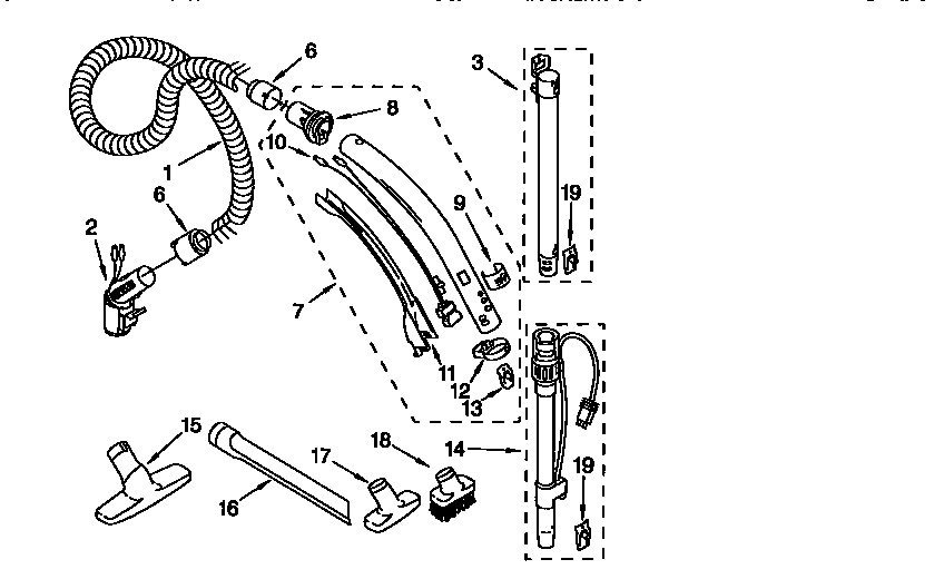 Hose and attachment