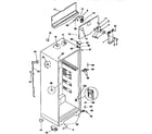 Kenmore 2539366420 cabinet parts diagram