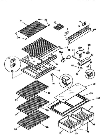Shelves and accessories