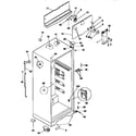 Kenmore 2539366480 cabinet parts diagram