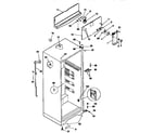 Kenmore 2539366090 cabinet parts diagram