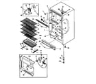 Kenmore 2539266411 cabinet diagram