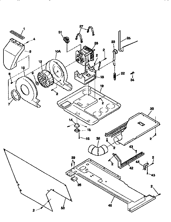 BLOWER AND BASE