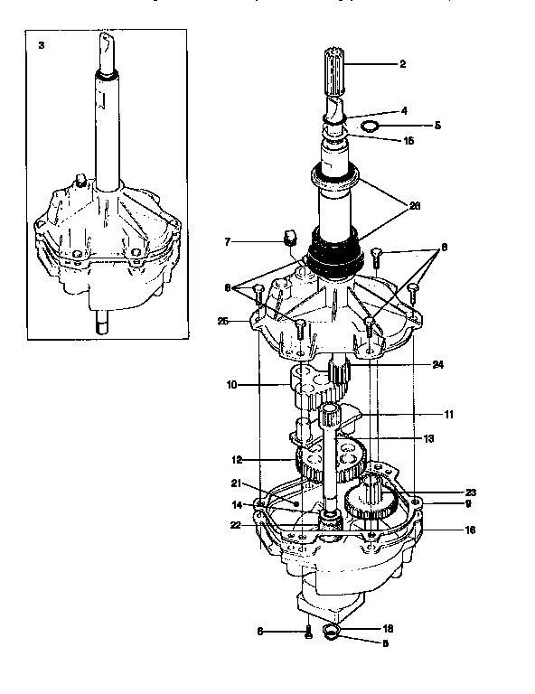 GEARCASE/TRANSMISSION