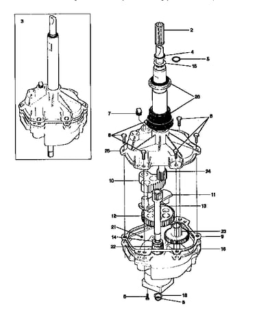 Gearcase/transmission