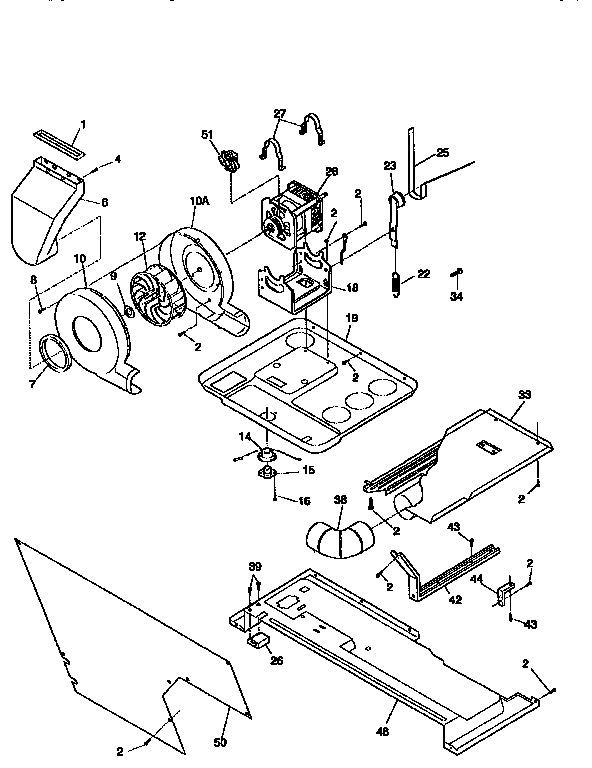 Blower and base