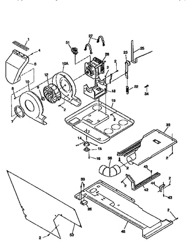 Blower and base