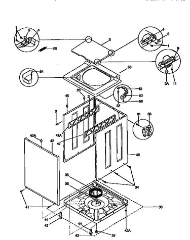 Top and cabinet
