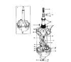 Kenmore 41799680410 gearcase/transmission diagram