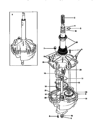 Gearcase/transmission