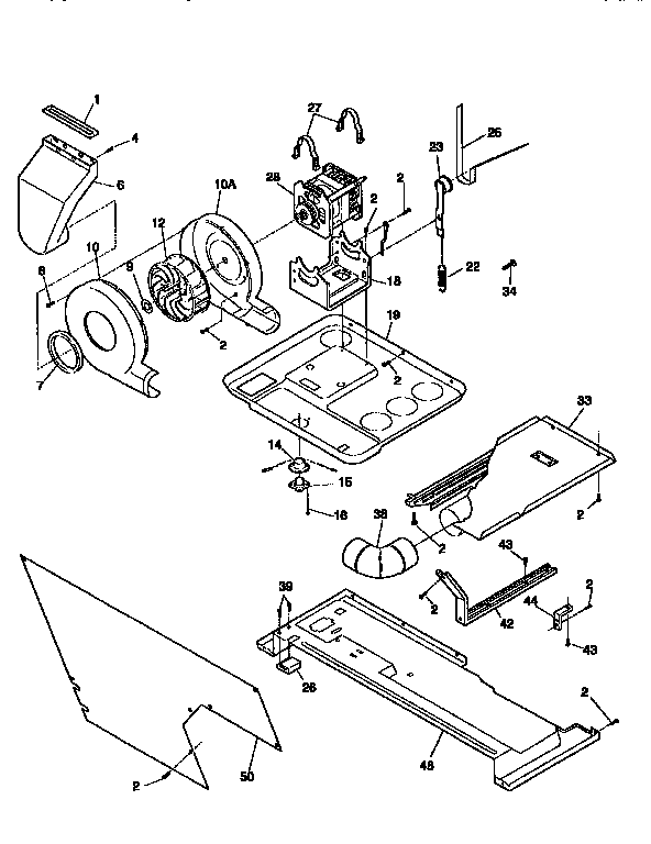 Blower and base