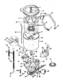 Tub, basket, and agitator
