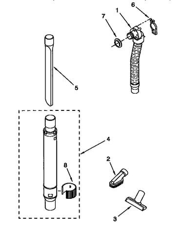 Hose and attachment