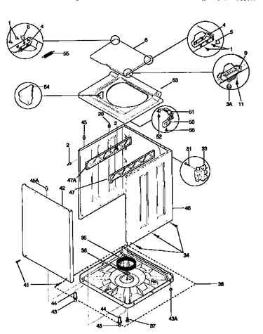Top and cabinet