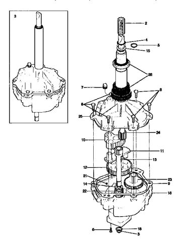Gearcase/transmission