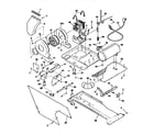 Kenmore 41799686210 blower and base diagram