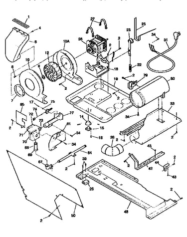 Blower and base