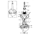Kenmore 41799686210 gearcase/transmission diagram