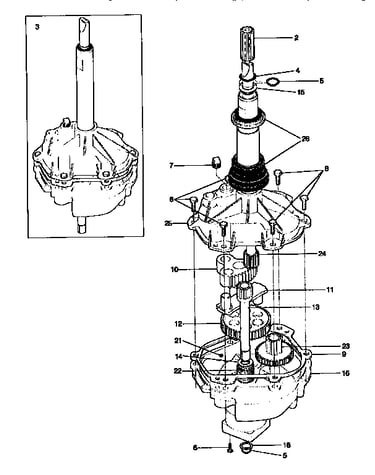 Gearcase/transmission