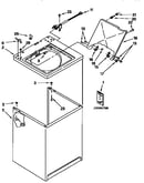 Top and cabinet
