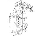 Kenmore 2539366210 cabinet parts diagram