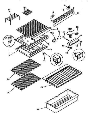 Shelves and accessories