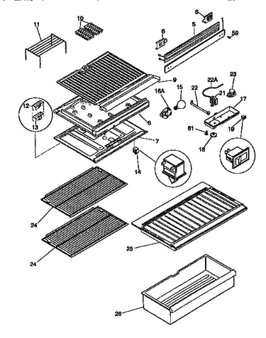 Shelves and accessories