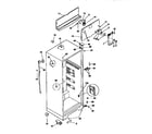 Kenmore 2539366290 cabinet parts diagram