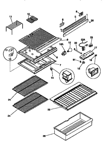 Shelves and accessories