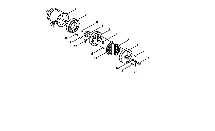 MOTOR AND PUMP ASSEMBLY