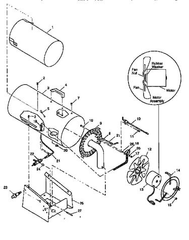 Heater exploded view