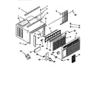 Kenmore 10677067790-AC cabinet diagram
