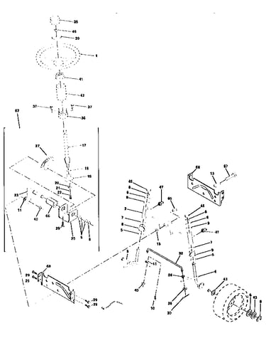 Steering and front axle