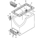 Kenmore 2539155112 cabinet diagram