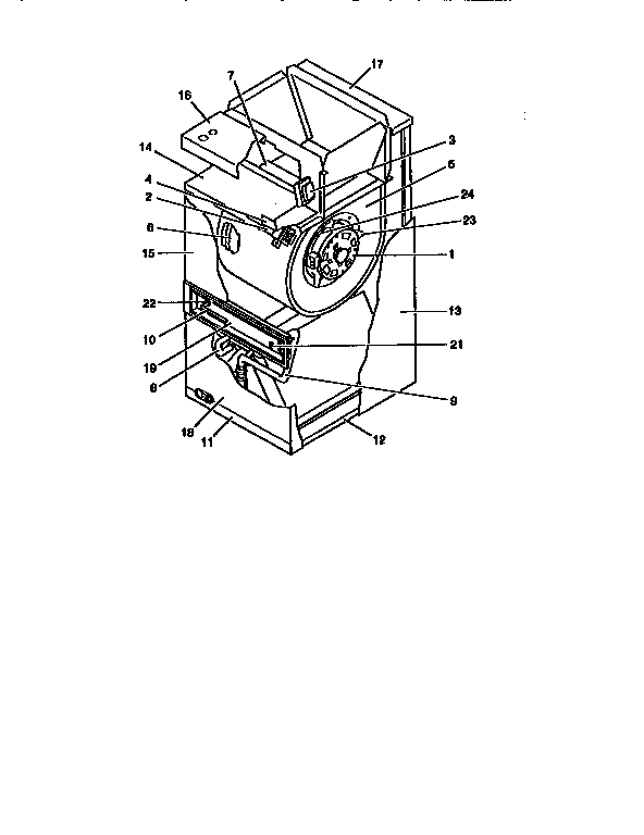 Blower evaporator coil