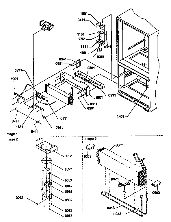 Freezer control assembly