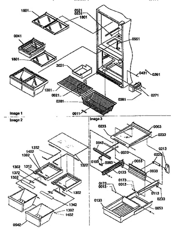 Shelving assemblies