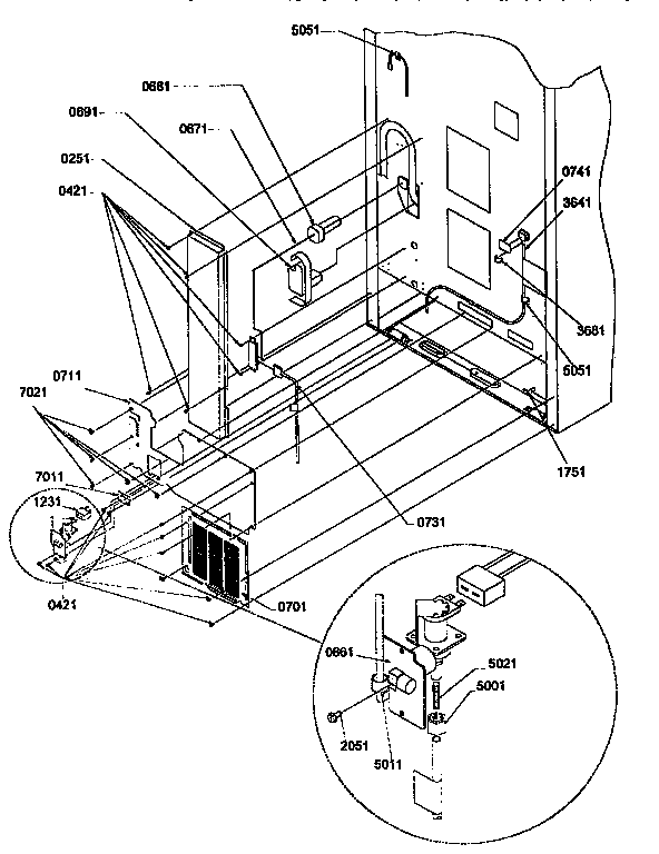 Cabinet back
