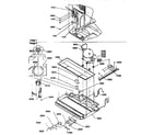 Amana BX22S5E-P1196705WL machine compartment assembly diagram
