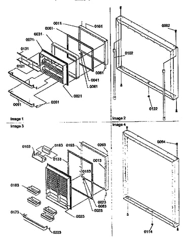 Door assemblies