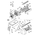 Amana BX22S5E-P1196705WL ice maker assembly diagram