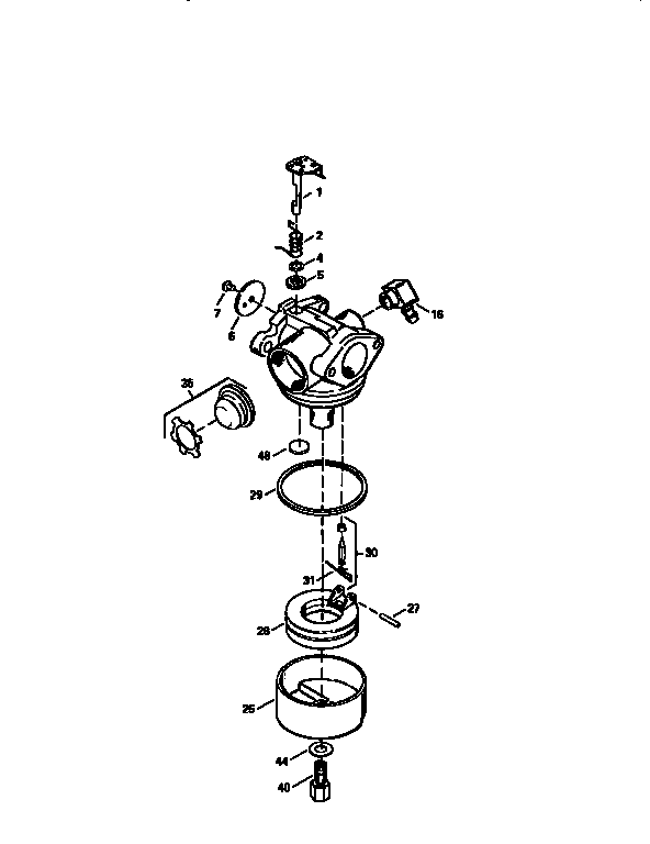 CARBURETOR 632046A