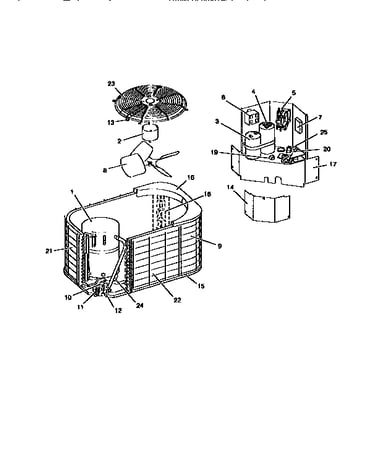 Air conditioning outdoor unit